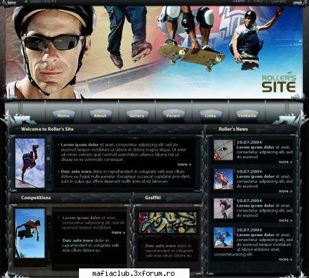 marime: 19 mb
  roller site template
